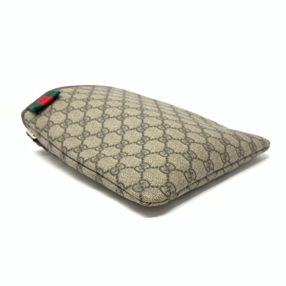 GUCCI Brown GG Supreme Loop Coated Canvas Messenger Small Crossbody Bag - Picture 8 of 15